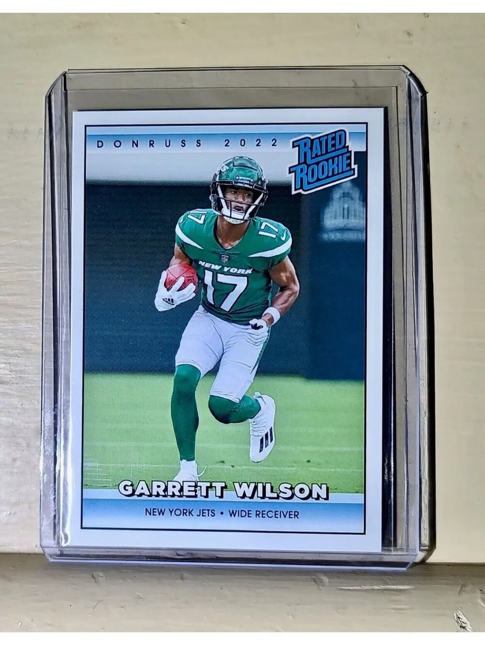 Garrett Wilson 2022 NFL Panini #5 Rated Rookie Retro Football Card 1/4094